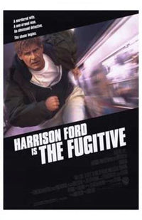 The Fugitive movie poster print in 11 x 17 size.