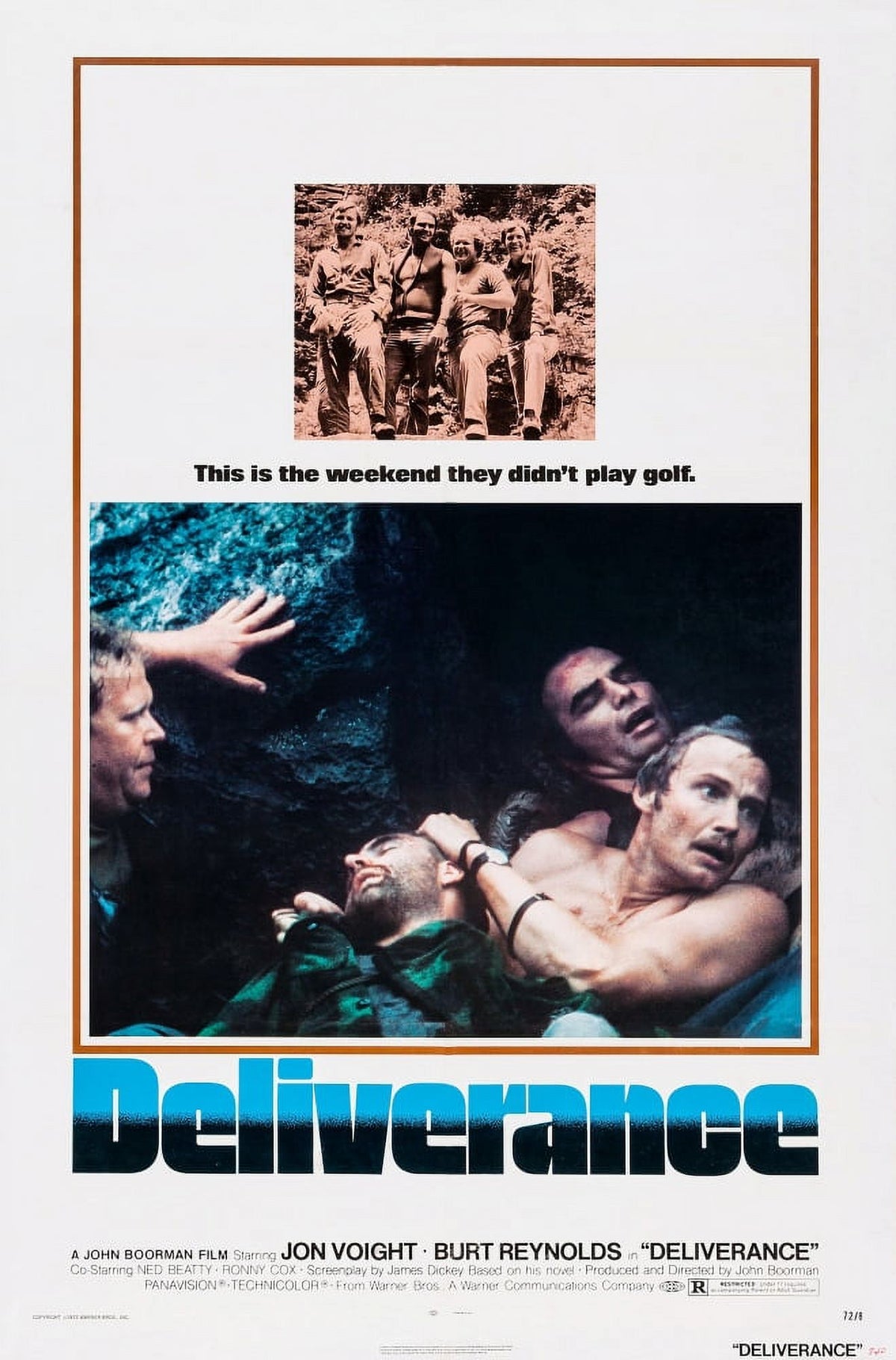 Deliverance Movie Poster Masterprint showcasing iconic film imagery