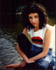 PJ Harvey sitting on a dock photo print - art for music lovers