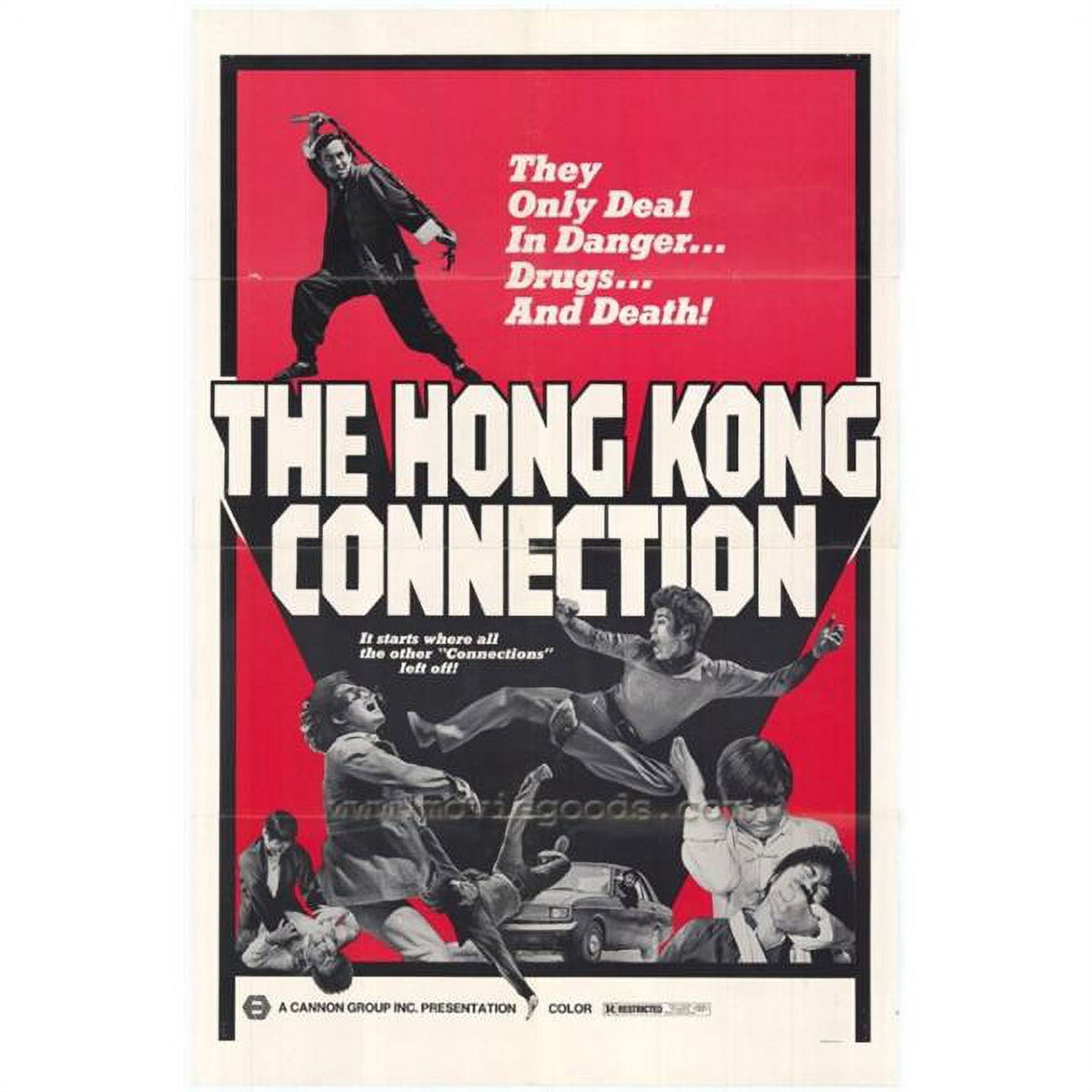 The Hong Kong Connection movie poster print featuring dynamic artwork.