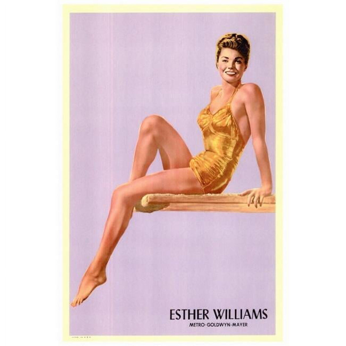Esther Williams Movie Poster Print in vibrant colors, 27 x 40 inches.