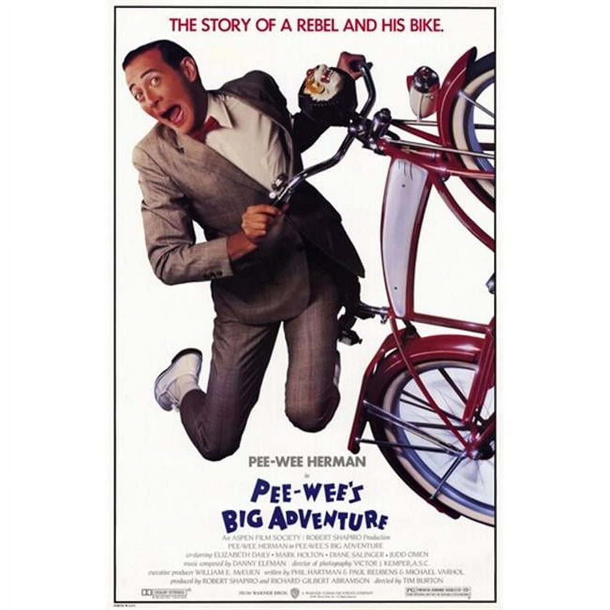 Pee-Wee's Big Adventure Movie Poster 11x17 vibrant art