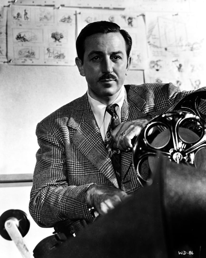Walt Disney nostalgic photo print showcasing iconic imagery.