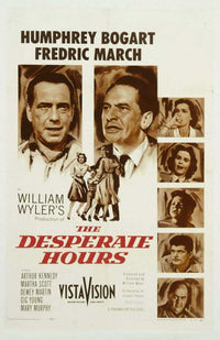 The Desperate Hours Movie Poster, 11x17 print showcasing dramatic film art.