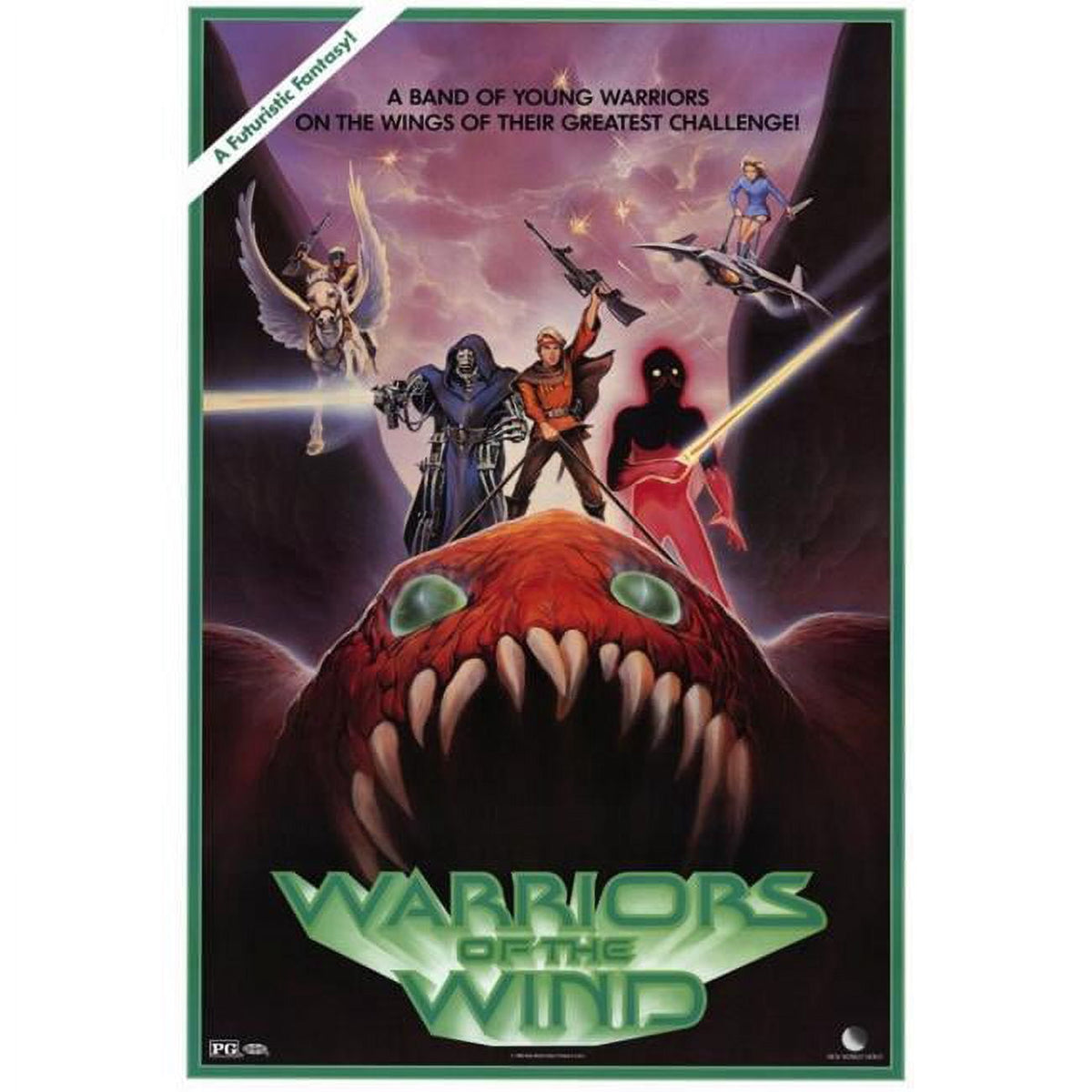 Warriors of the Wind Movie Poster Print in vibrant colors, 27x40 inches.