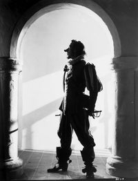 Jose Ferrer as Cyrano de Bergerac photo print capturing classic theater performance.