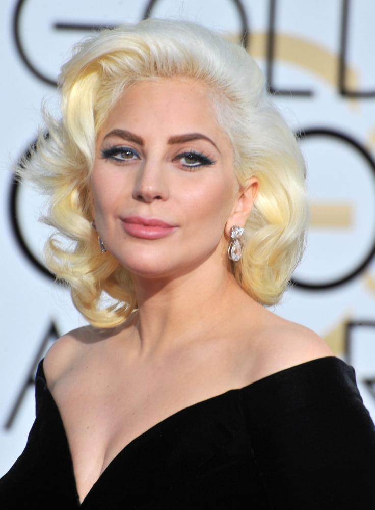 Lady Gaga at the 73rd Annual Golden Globe Awards photo print