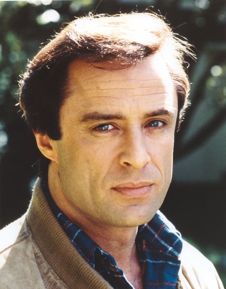 Joe Penny close-up portrait photo print wearing a brown jacket.