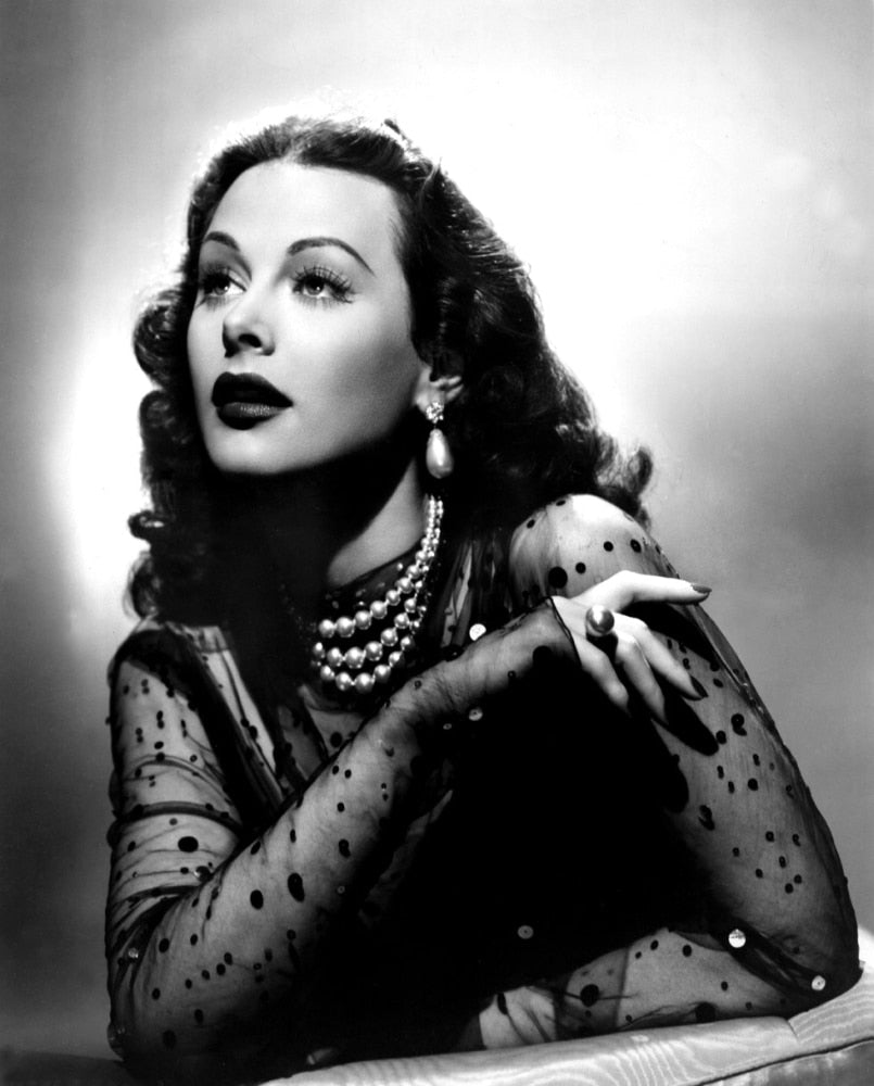 The Conspirators movie poster print featuring Hedy Lamarr from 1944.