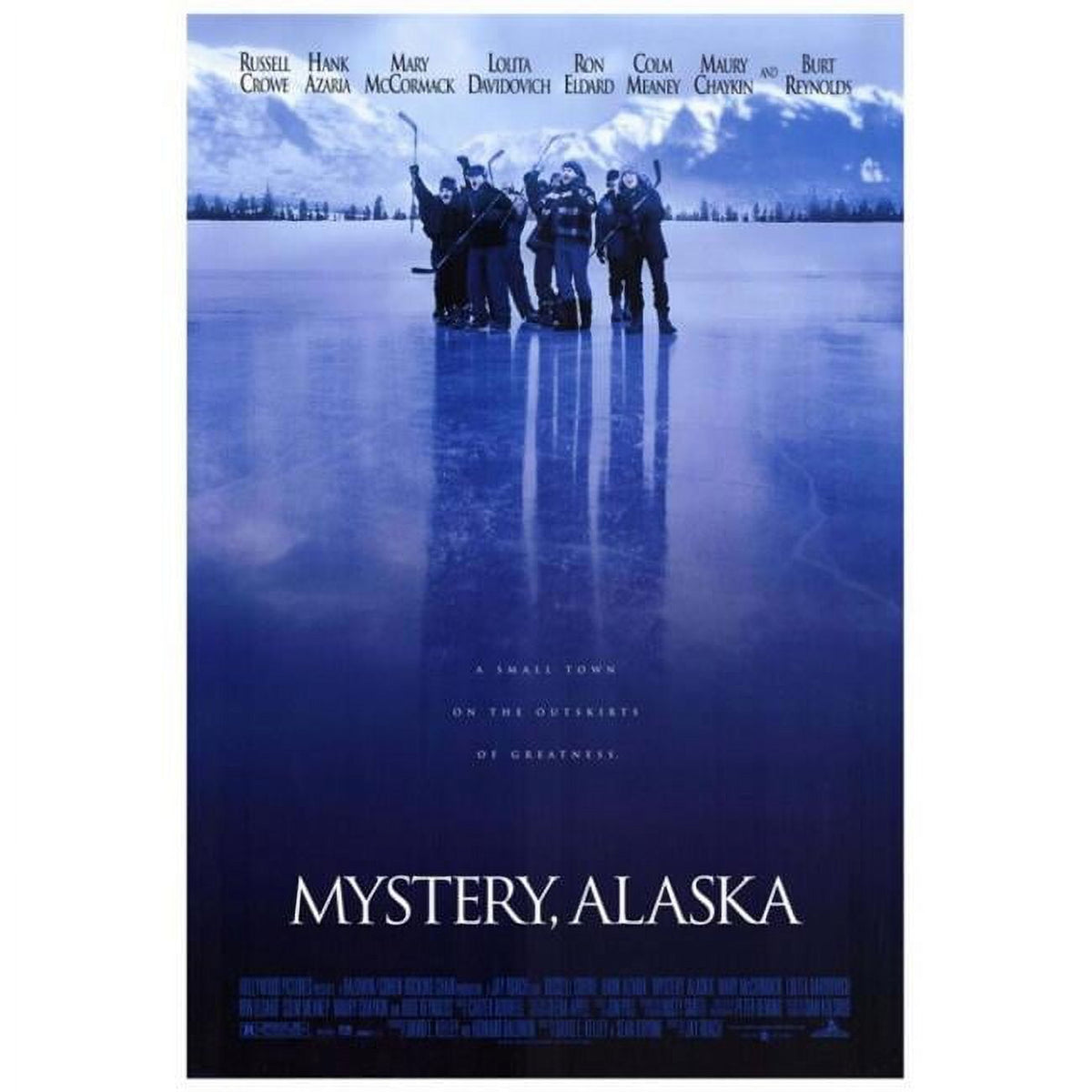 Mystery Alaska Movie Poster Print in 27x40 size, showcasing vibrant imagery.