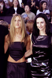 Jennifer Aniston and Courteney Cox at the Screen Actors Guild Awards March 1999 print.