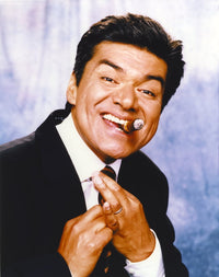 George Lopez smoking cigarette portrait photo print