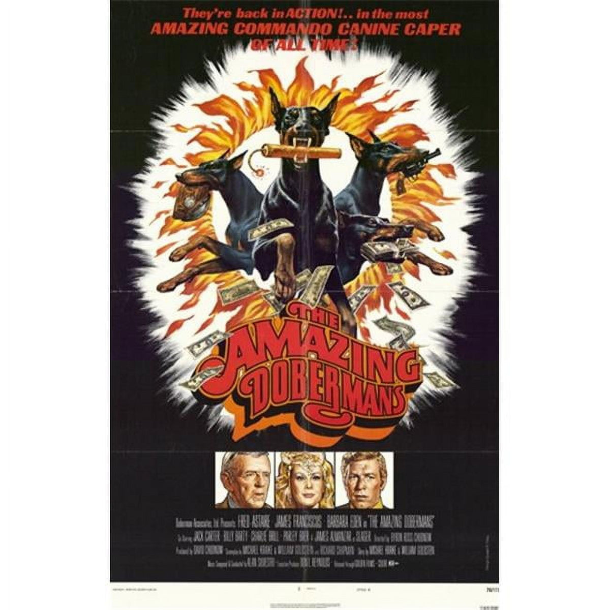 The Amazing Dobermans Movie Poster 11x17 - Vibrant classic film art