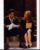 David Schwimmer and Jennifer Aniston sitting on steps in Friends photo print.