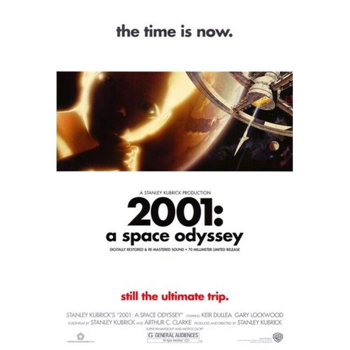 2001 A Space Odyssey Movie Poster 11x17 showcasing classic cinema art.