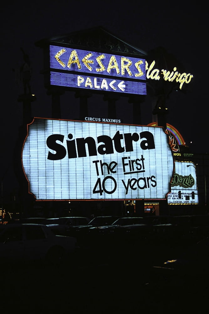 Frank Sinatra Caesars Palace Photo Print - 8x10 & 16x20 options.