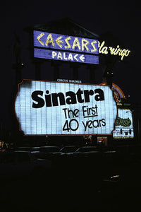 Frank Sinatra Caesars Palace Photo Print - 8x10 & 16x20 options.