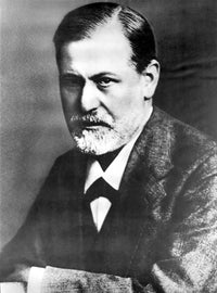 Sigmund Freud photography print, available in multiple sizes.