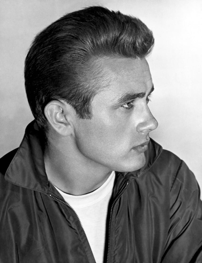 James Dean 1955 iconic photo print, available in multiple sizes.