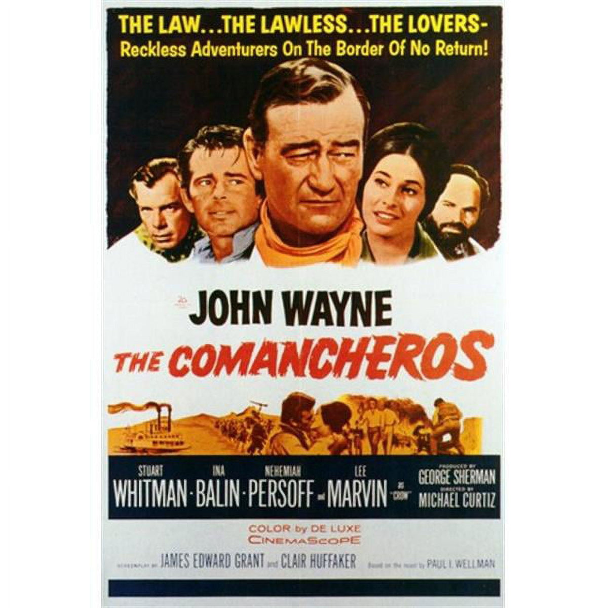 Comancheros movie poster print 11x17 size