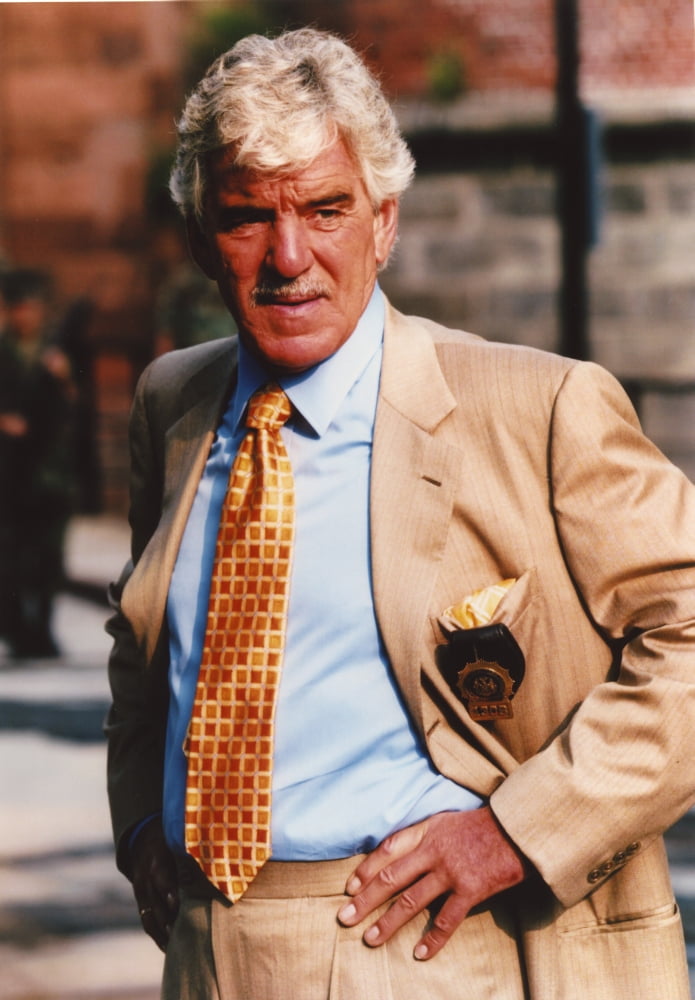 Dennis Farina Portrait Photo Print in Formal Outfit