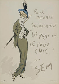 Jacqueline Forzane Poster Print by Georges Goursat (Sem) - 18x24