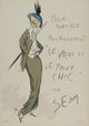 Jacqueline Forzane Poster Print by Georges Goursat (Sem) - 18x24