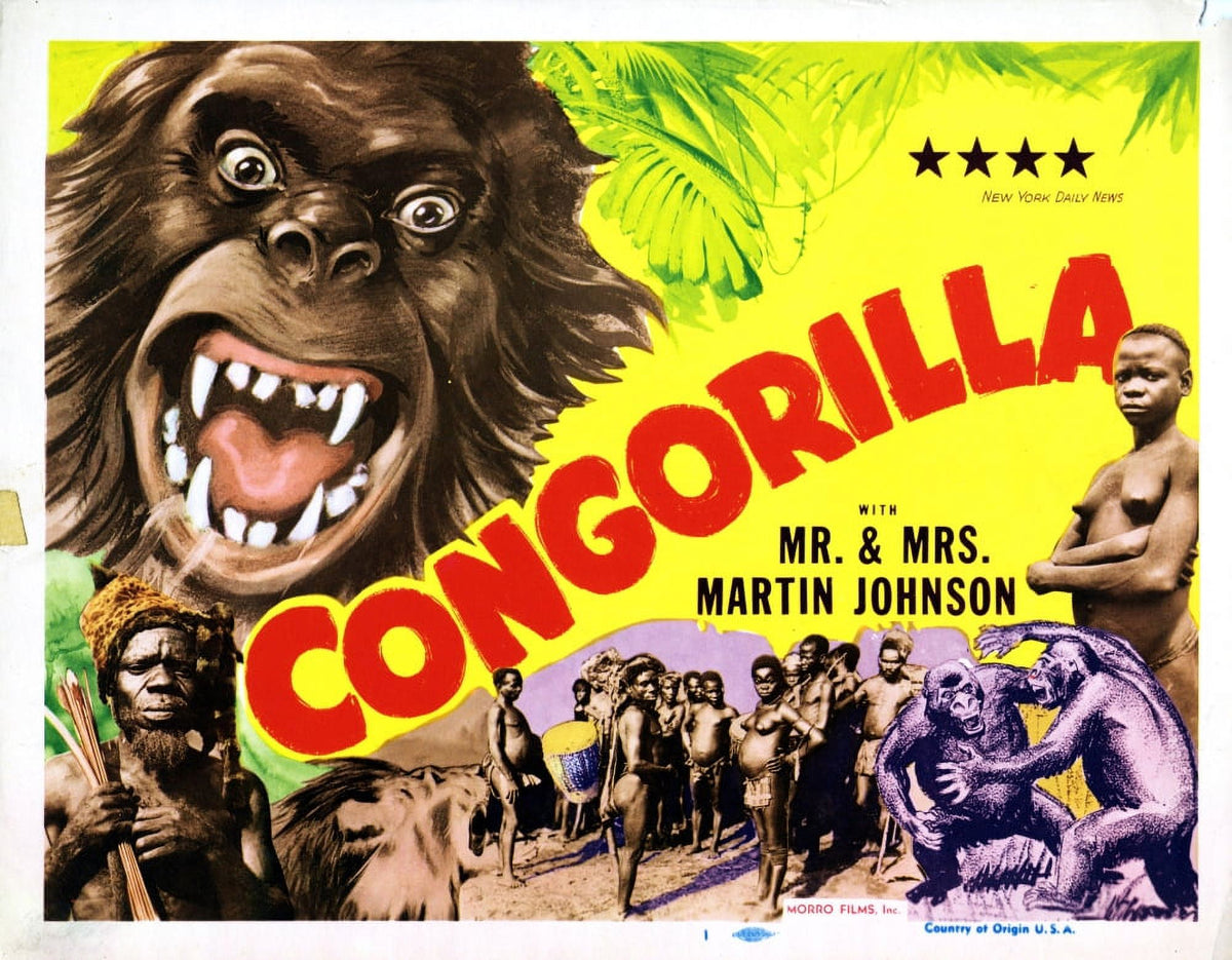 Congorilla Movie Masterprint Poster Print showcasing classic cinema excitement.