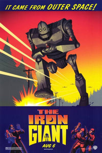Iron Giant Movie Poster 11x17 print showcasing the iconic character.