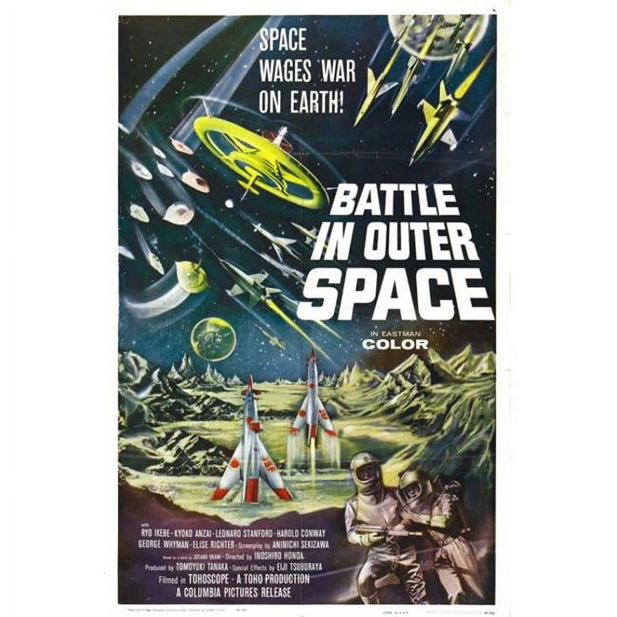 Battle in Outer Space Movie Poster Print 27x40