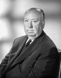 Alfred Hitchcock classic portrait photo print in suit and tie