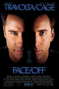 FaceOff movie poster art print in 11x17 size.