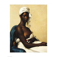 Portrait of a Negress art print by P.H. Benoist, 18x24 size.
