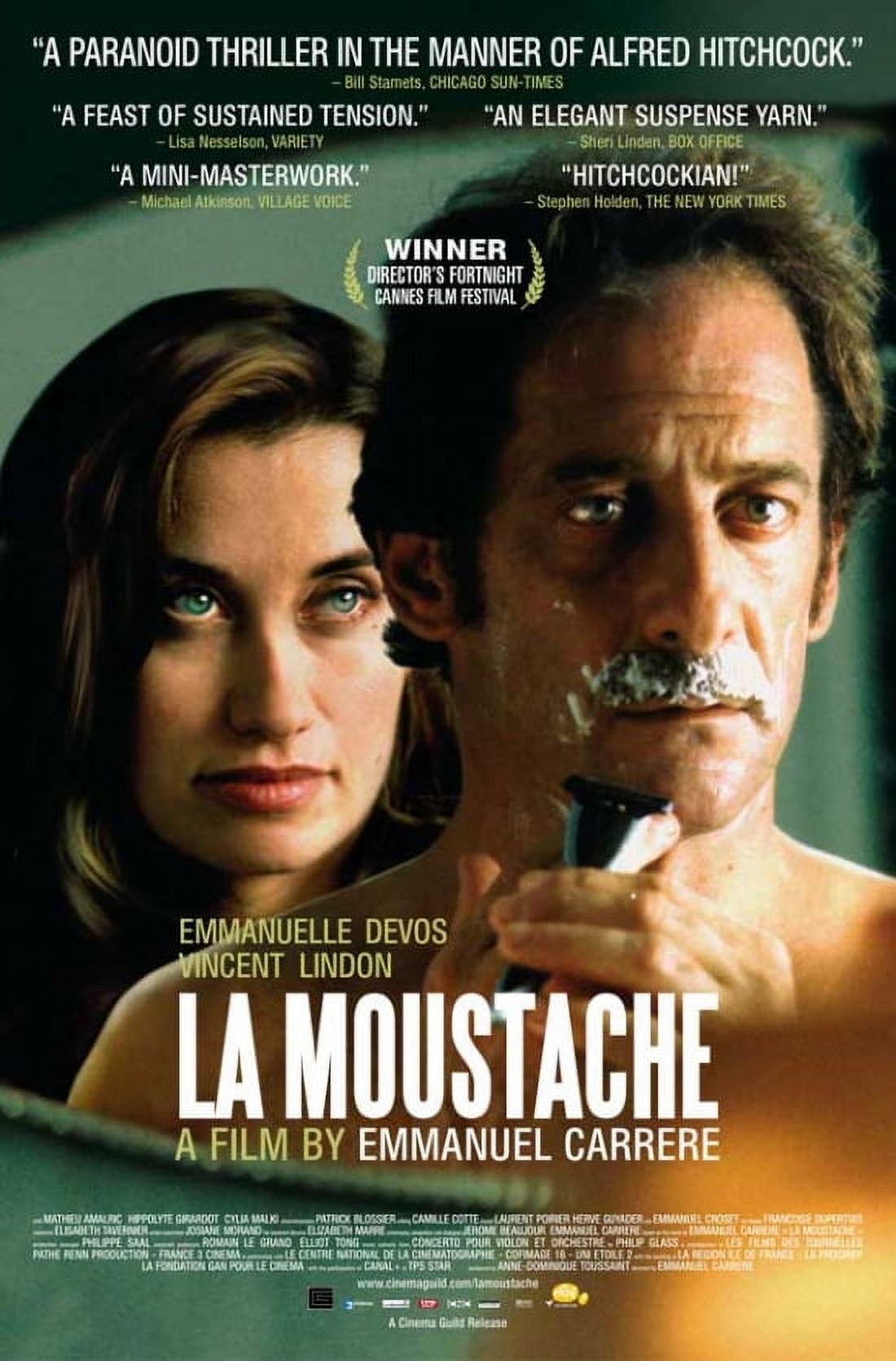 The Moustache Movie Poster 11x17 print featuring quirky design.