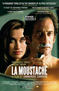 The Moustache Movie Poster 11x17 print featuring quirky design.