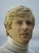 Robert Redford photo print in white turtleneck, classic Hollywood style.