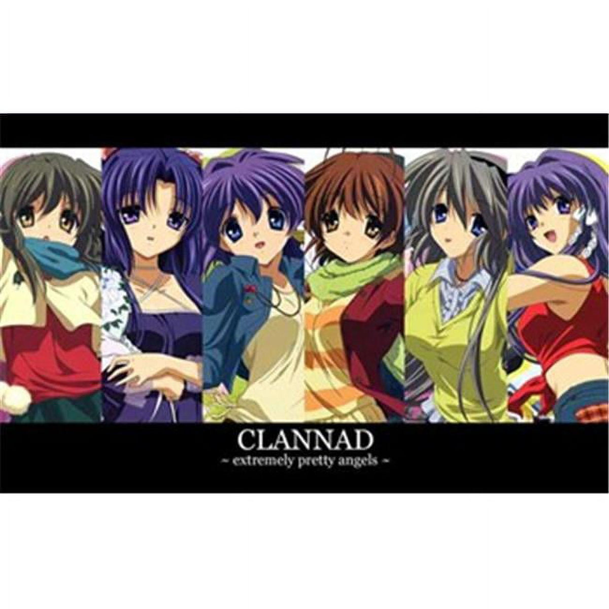 Clannad movie poster 17x11 print featuring characters from the anime.