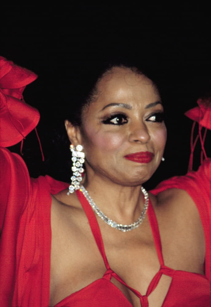 Diana Ross wearing Tom Ford for Yves Saint Laurent at Metropolitan Museum of Art Goddess Gala poster print
