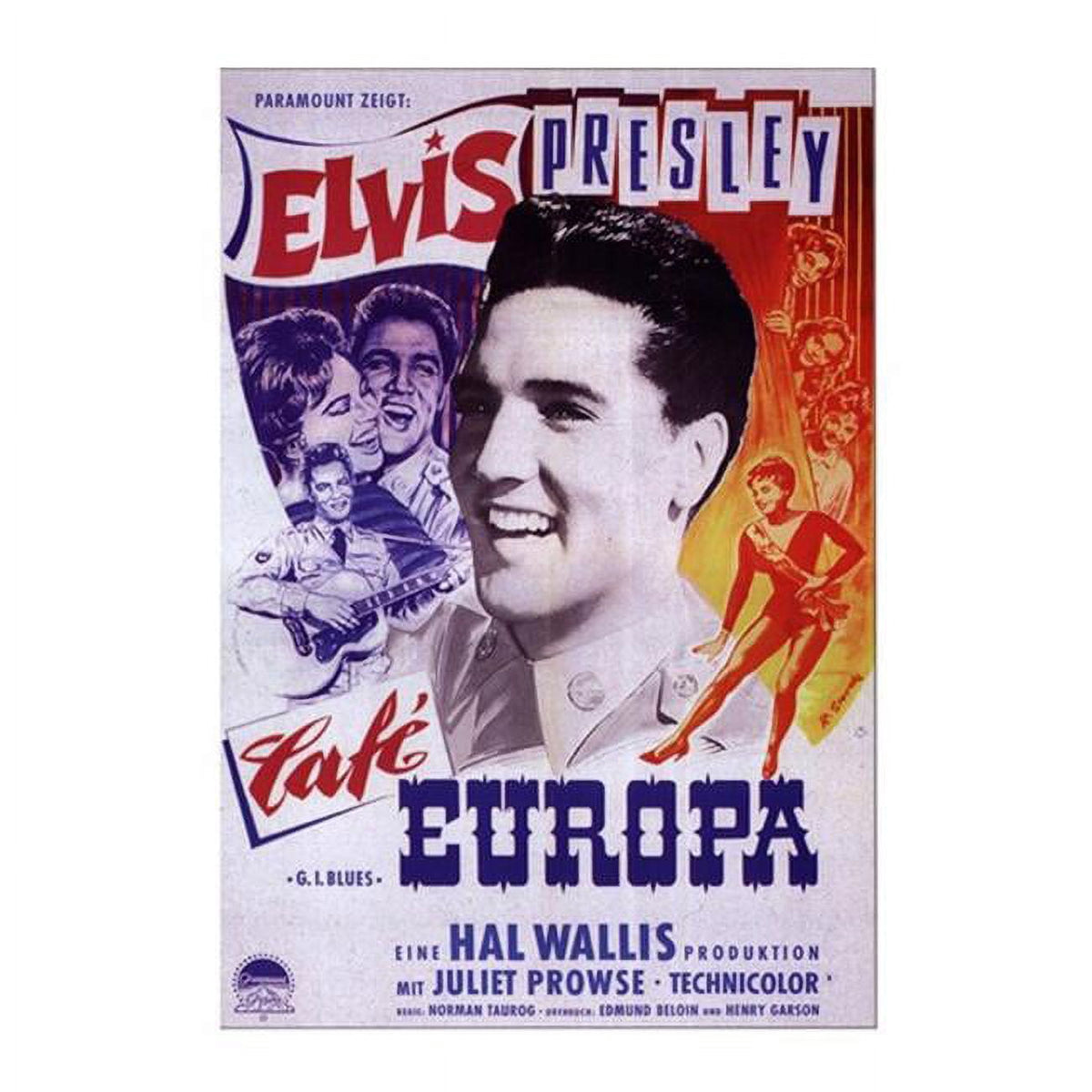 Gi Blues Movie Poster 11x17 print showcasing classic film art.