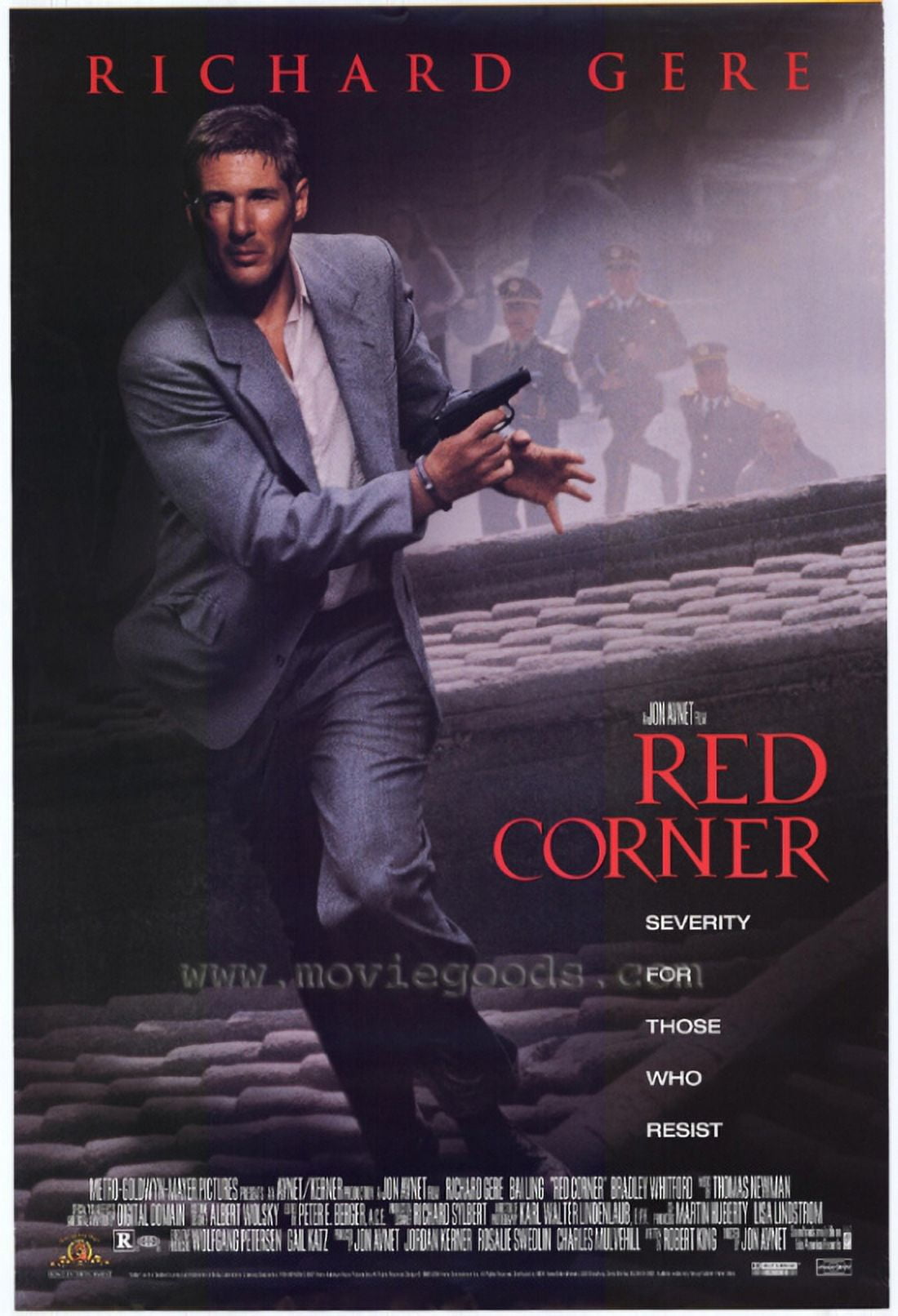 Red Corner Movie Poster 11x17 - Classic Film Art