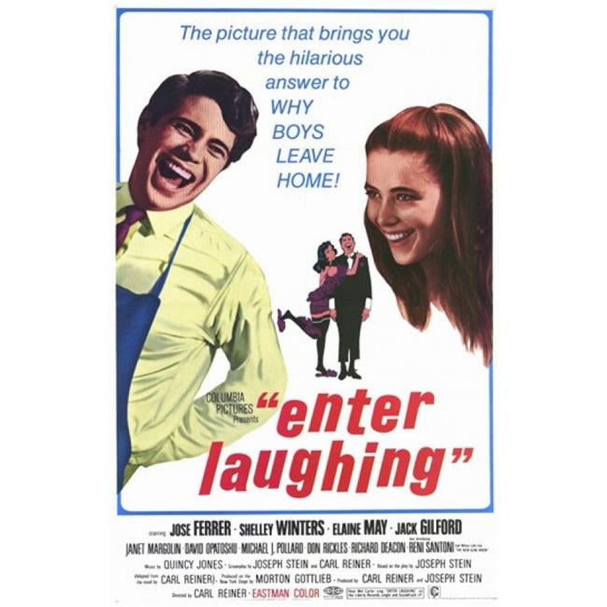 Enter Laughing Movie Poster 11x17 print showcasing classic comedy.