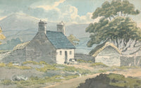 Two Stone Cottages poster print by Thomas Bradshaw, showcasing rustic charm and serene landscapes.