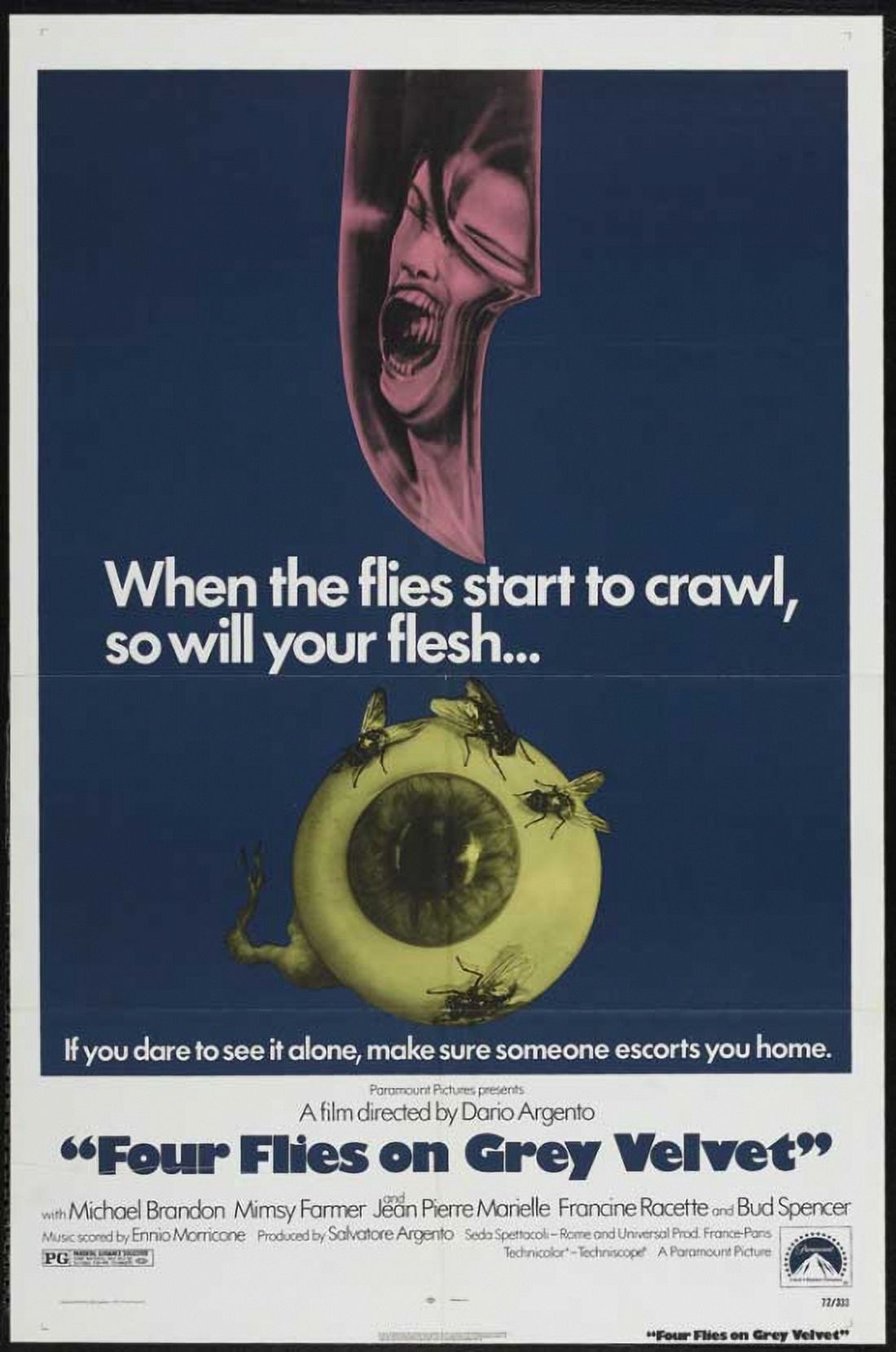 The Four Velvet Flies Movie Poster 11x17 Print