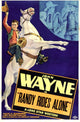 Randy Rides Alone movie poster print featuring John Wayne (11x17)