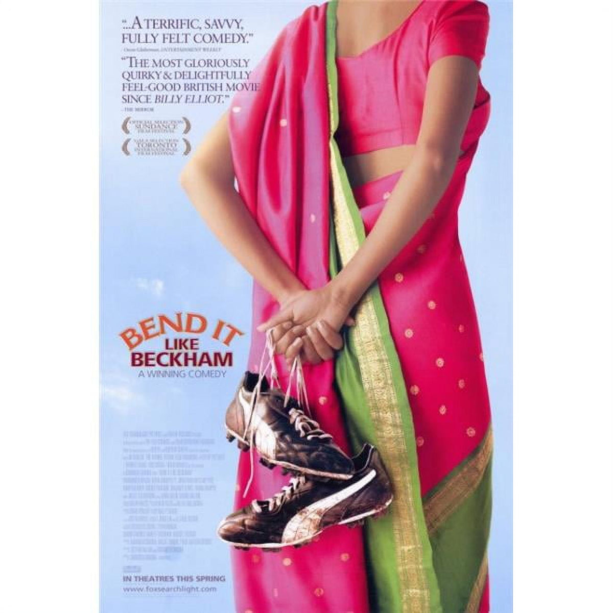 Bend It Like Beckham Movie Poster Print in vibrant colors