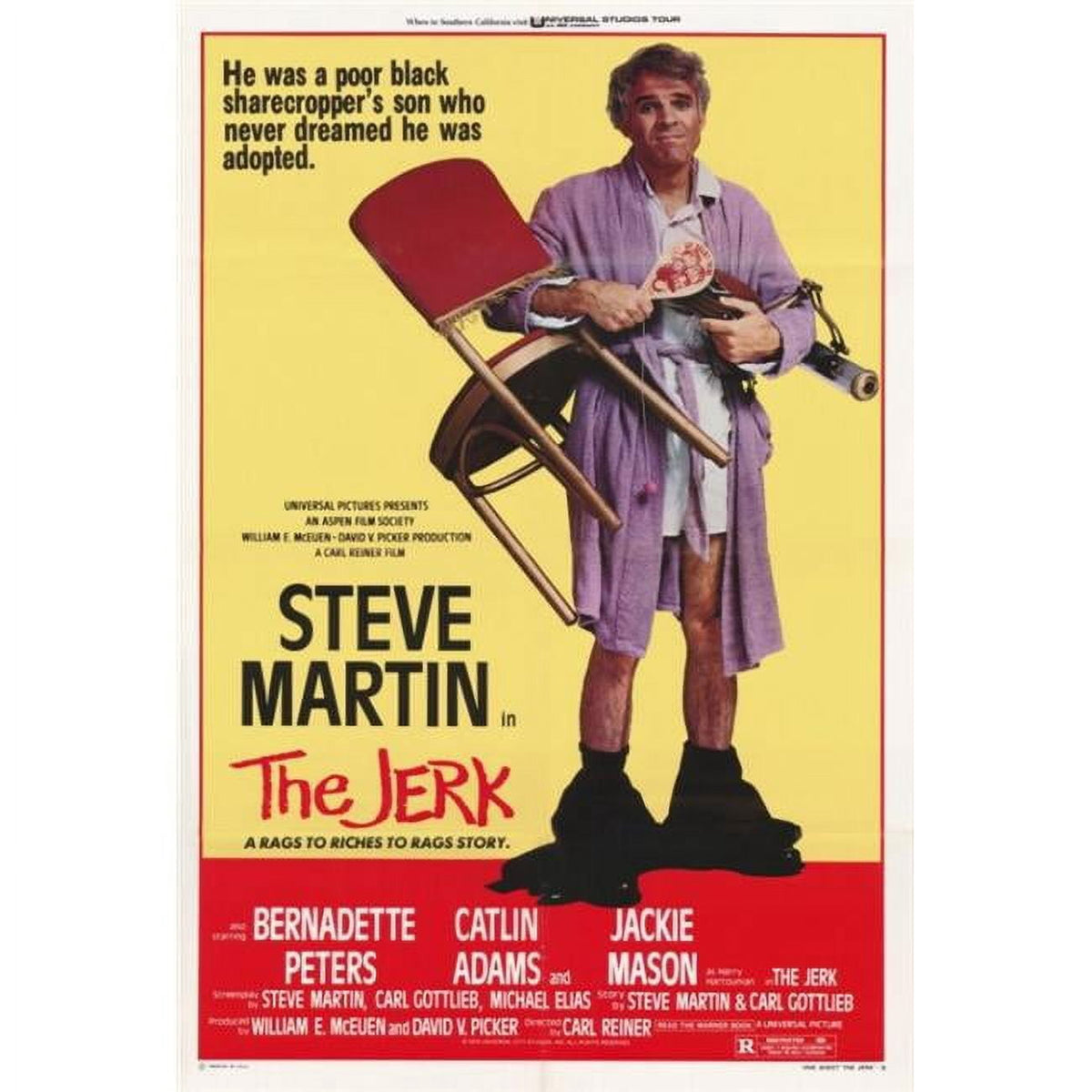 The Jerk Movie Poster Print showcasing classic comedy artwork