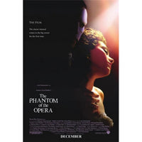 The Phantom of the Opera movie poster print featuring haunting imagery.
