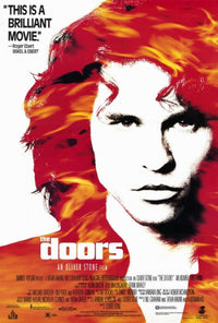 Jim Morrison movie poster print in 27x40 size, featuring iconic rock star.