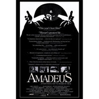 Amadeus Movie Poster Print 27x40 showcasing classical music inspiration.