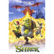 Vibrant Shrek movie poster print 27x40 featuring iconic characters.